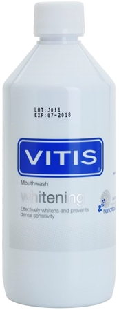 Vitis Whitening рідина для полоскання ротової порожнини з відбілюючим ефектом для чутливих зубів