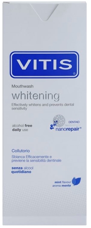 Vitis Whitening ústní voda s bělicím účinkem pro citlivé zuby