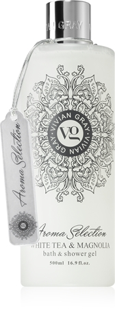 Vivian Gray Aroma Selection White Tea & Magnolia shower and bath gel