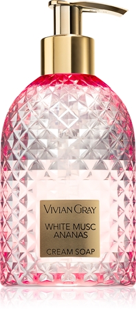 Vivian Gray Gemstone White Musc & Ananas krémové mýdlo
