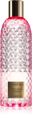 Vivian Gray Gemstone White Musc & Ananas svěží sprchový gel