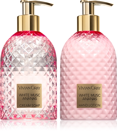 Vivian Gray Gemstone White Musc & Ananas dárková sada na ruce