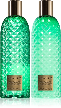 Vivian Gray Gemstone Bergamot & Lemongras dárková sada na tělo