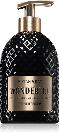 Vivian Gray Wonderful Oriental Woods švelnus skystasis rankų muilas