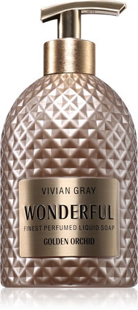 Vivian Gray Wonderful Golden Orchid sapone liquido di lusso per le mani