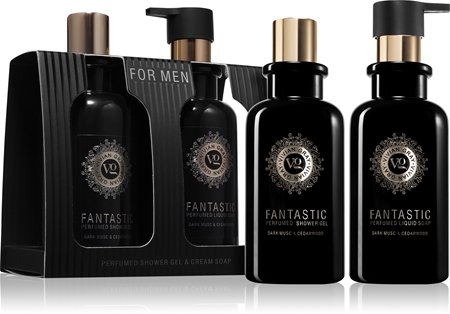 Vivian Gray Fantastic Dark Musk & Cedarwood Presentförpackning för män