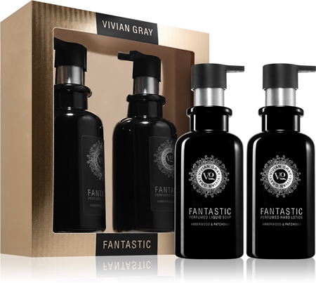 Vivian Gray Fantastic Amberwood & Patchouli gift set for caring for the area around the nose