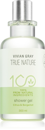 Vivian Gray True Nature Citrus & Bergamot čisticí sprchový gel