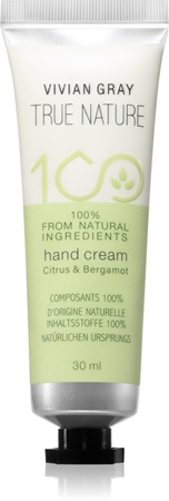 Vivian Gray True Nature Citrus & Bergamot hydratační krém na ruce