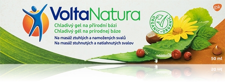 VoltaNatura Chladivý gel masážní gel na regeneraci svalů