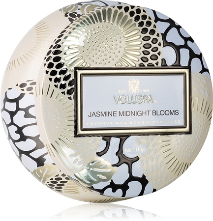 VOLUSPA Japonica Jasmine Midnight Blooms doftljus i tenn