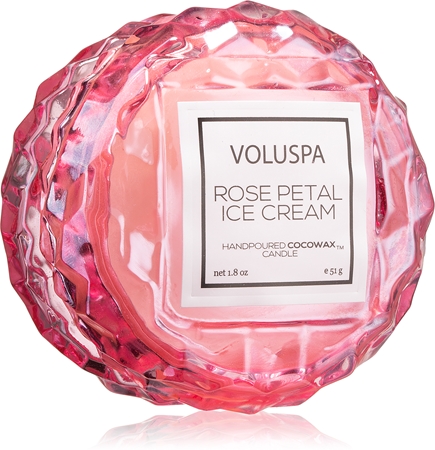 VOLUSPA Roses Rose Petal Ice Cream αρωματικό κερί ΙΙ.