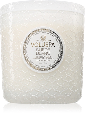 VOLUSPA Maison Blanc Suede Blanc Duftkerze