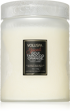 Voluspa Japonica Holiday Spiced Goji Tarocco Orange Geurkaars Japonica Voluspa Japonica Holiday Spiced Goji Tarocco Orange Geurkaars Japonica