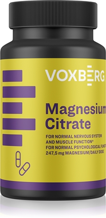 Voxberg Magnesium Citrate kapsle na regeneraci svalů