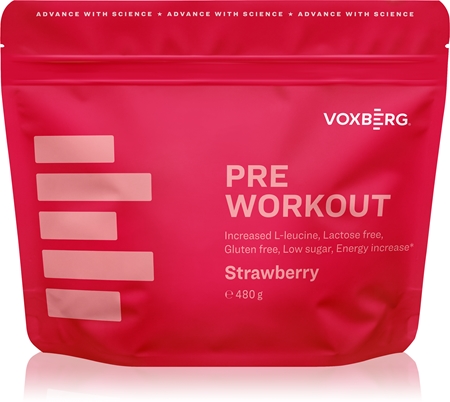 Voxberg Pre-Workout komplex aminokyselin pro udržení energie a kognitivní výkonnosti