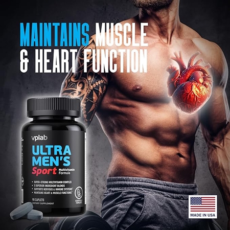 VPLab Ultra Men's Sport Multivitamin Formula Multivitaminų kompleksas sportuojantiems