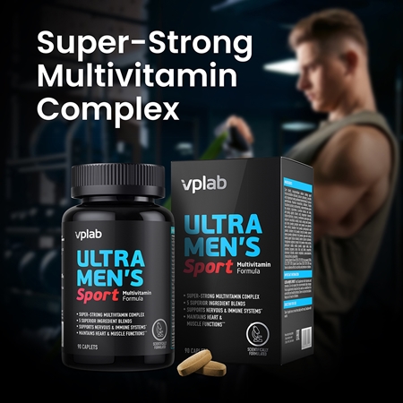 VPLab Ultra Men's Sport Multivitamin Formula Multivitaminų kompleksas sportuojantiems