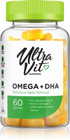 VPLab UltraVit Gummies Omega+DHA žvýkací měkké tobolky