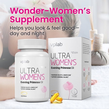 VPLab Ultra Women's Evening Primrose oil Maisto papildas moterims