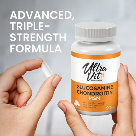 VPLab UltraVit Glucosamine Chondroitin MSM tabletės Imuniteto stiprinimui
