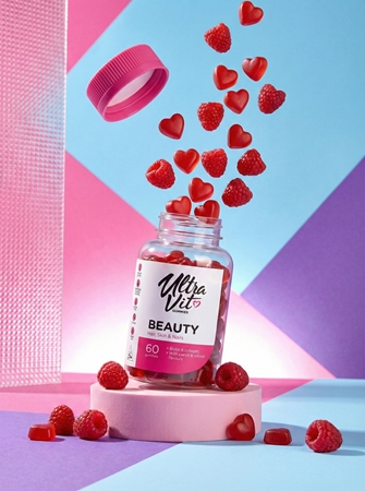 VPLab UltraVit Gummies Beauty Kramtomosios tabletės su kolagenu