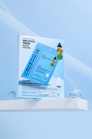 VT Cosmetics Hydrop Reedle Shot 100hL 2 Step Mask Intense Hydrating Mask for two-phase skin treatment