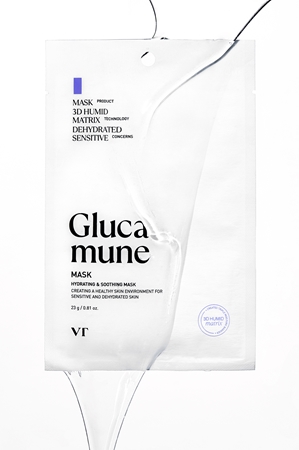 VT Cosmetics Glucamune Mask Feuchtigkeitsspendende Tuchmaske mit beruhigender Wirkung