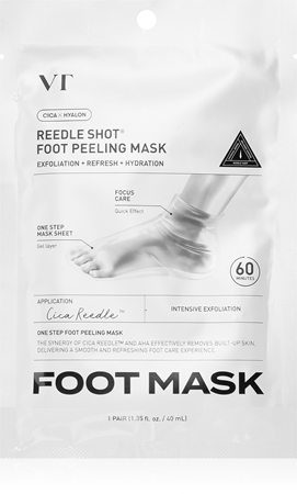 VT Cosmetics Reedle Shot Foot Peeling Mask feuchtigkeitsspendende Peeling-Socken für zartere Fußsohlen