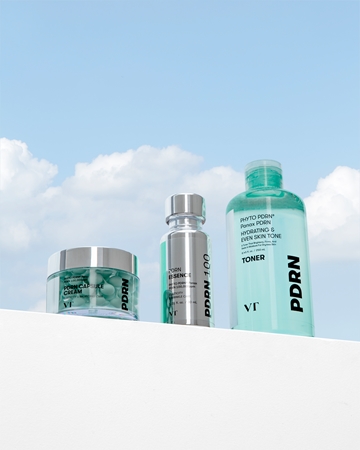 VT Cosmetics PDRN Toner lotion tonique hydratante visage pour une peau lumineuse