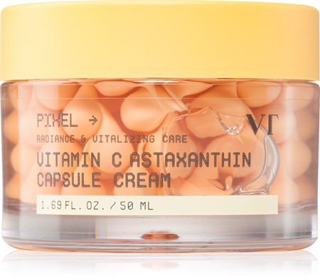 VT Cosmetics Vitamin C Astaxanthin Capsule Cream feuchtigkeitsspendende Creme für strahlenden Glanz zum vereinheitlichen der Hauttöne