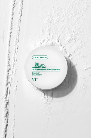 VT Cosmetics Cica No-Sebum Mild Powder Mattifying Fixing Powder with moisturising effect
