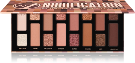 W7 Cosmetics Nudification paleta cieni do powiek