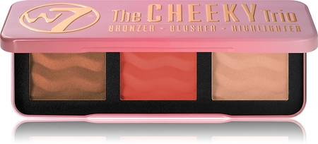 W7 Cosmetics The Cheeky Trio paleta na kontury obličeje