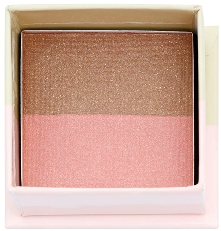 W7 Cosmetics Double Act Bronzer und Highlighter mit Pinselchen