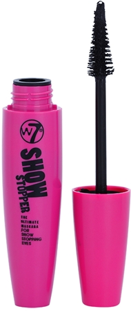 W7 Cosmetics Show Stopper máscara de pestañas para dar espesor y un color negro intenso a las pestañas