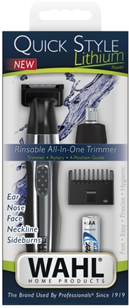 Wahl Quick Style Lithium hair trimmer for face