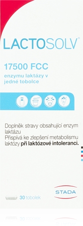 LACTOSOLV® 17500 FCC laktózová intolerancia tobolky na podporu metabolizmu