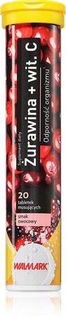Walmark Żurawina + wit. C tabletki musujące z witaminą C