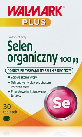 Walmark Selen organiczny 100 µg tabletki dla prawidłowego funkcjonowania organizmu