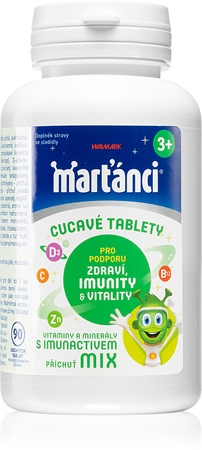 MARŤÁNCI with Imunactive multivitamins with minerals chewable tablets immunity booster