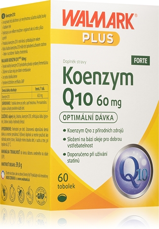 Walmark Koenzym Q10 FORTE 60 mg suplement diety wspomagający ochronę komórek przed wolnymi rodnikami