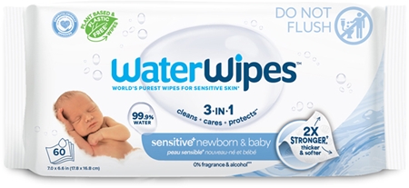 WaterWipes Baby Wipes 12 Pack lingettes douces pour bébé