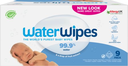 Water Wipes Baby Wipes 9 Pack παιδικά απαλά υγρομάντηλα