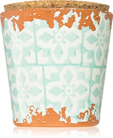 Wax Design Mosaic Green Mint bougie parfumée