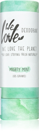 We Love The Planet You Love Staying Fresh Naturally Mighty Mint deodorante solido Naturale