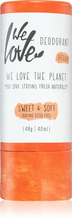 We Love The Planet You Love Staying Fresh Naturally Sweet & Soft deodorante solido Naturale