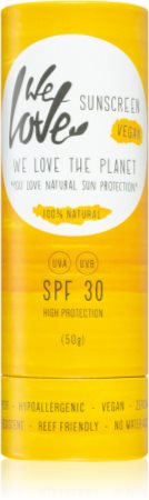 We Love The Planet You Love Natural Sun Protection opaľovací krém v tyčinke SPF 30
