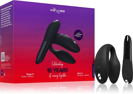 WE-VIBE 15 Year Anniversary Collection Sync 2 + Tango X sada erotických pomůcek