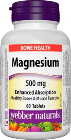Webber Naturals Magnesium 500 mg podpora spánku a regenerace